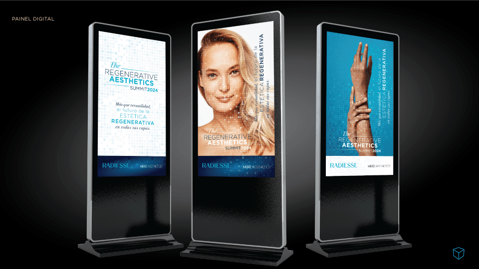 Painel digital  (The Regenerative Aesthetics Summit 2024)